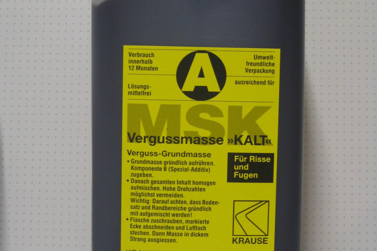 Produktbild Vergussmasse Kalt