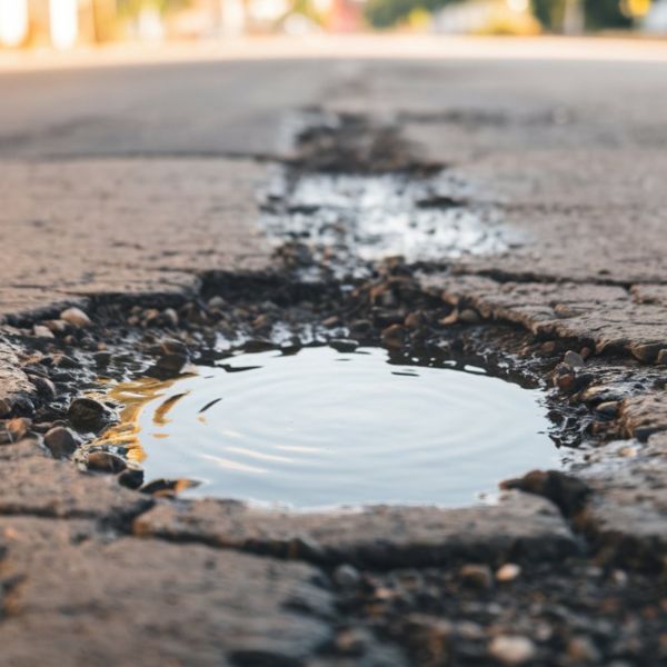 Asphaltschäden Boden 